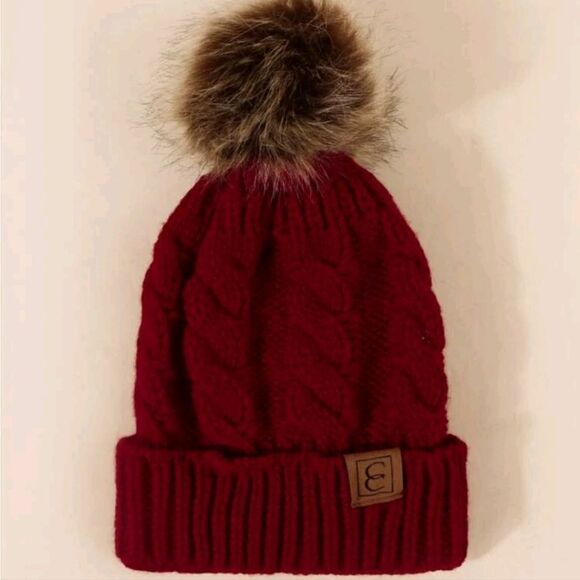 Pom Pom Beanie  - Picture 5 of 6